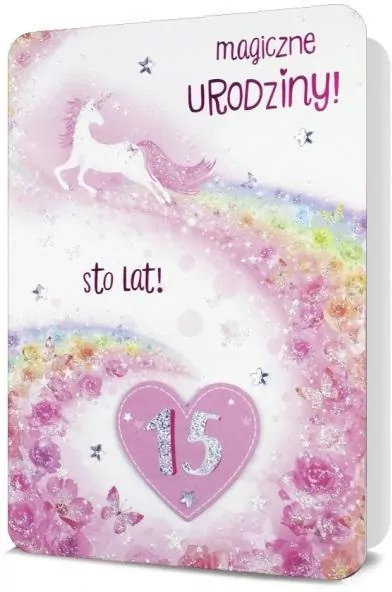 Karnet B6 Urodziny (wymienne cyfry) - tantis.pl