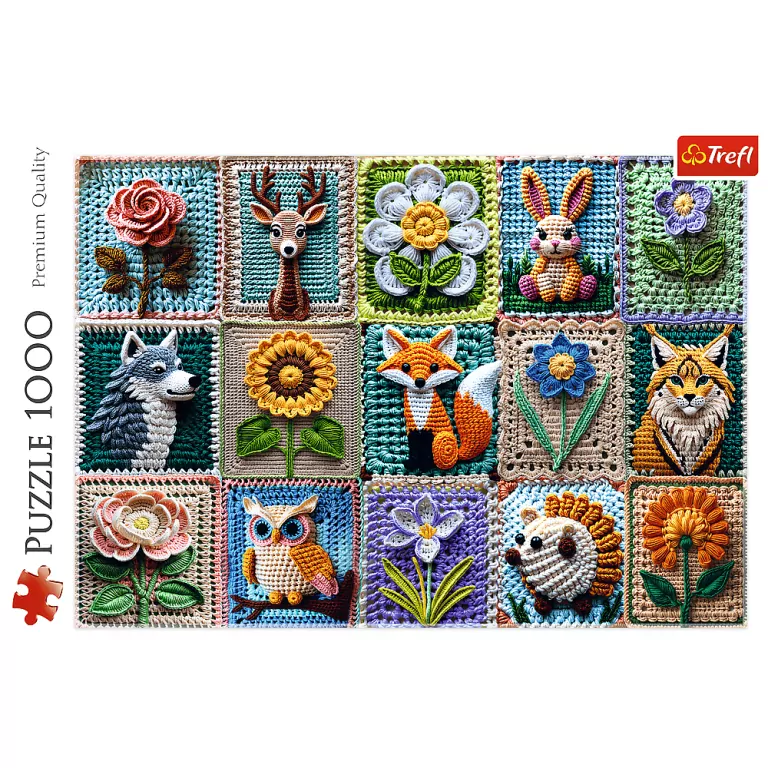 Puzzle 1000 Szydełkowanie - moja pasja TREFL - tantis.pl