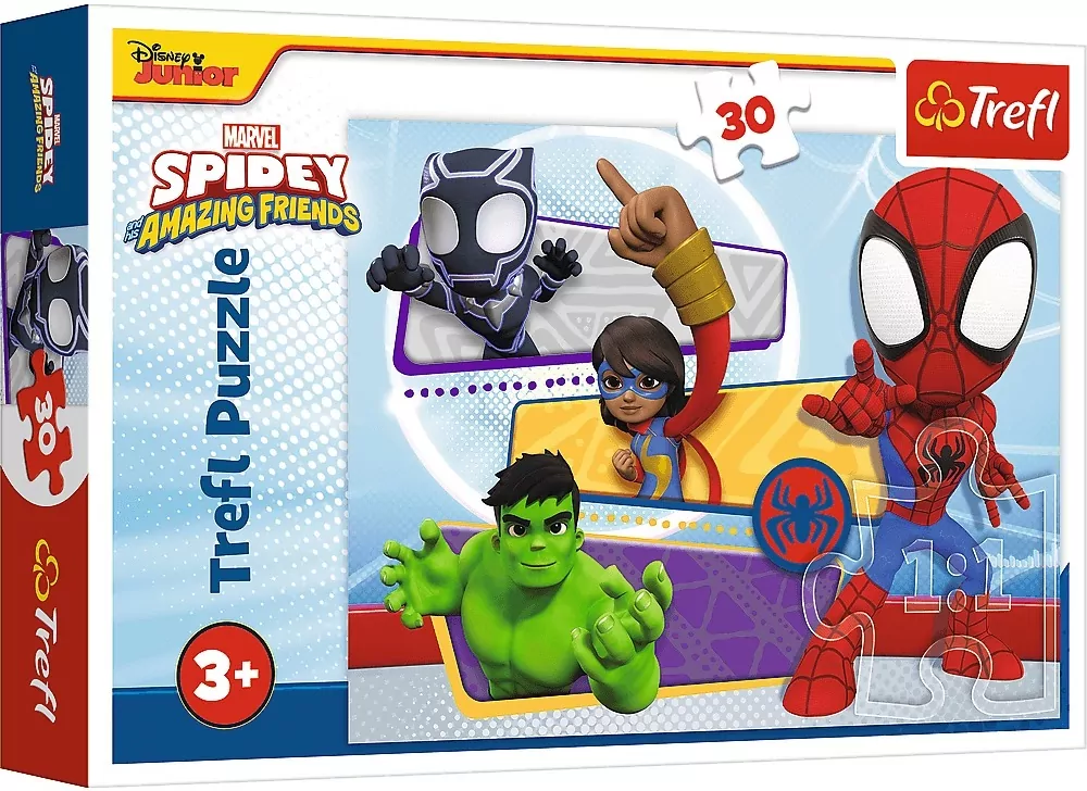 Puzzle 30 Odawżny Spider-Man TREFL - tantis.pl