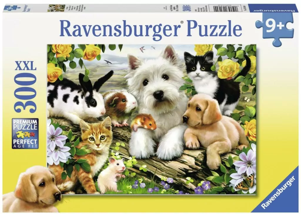 Puzzle 300 XXL Szczęśliwe zwierzęta - tantis.pl