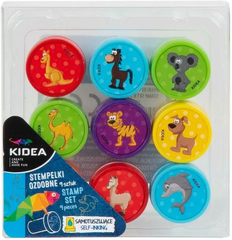 Stempelki ozdobne. 9 sztuk - tantis.pl