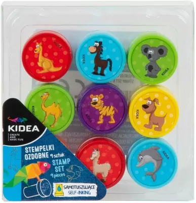 Stempelki ozdobne. 9 sztuk