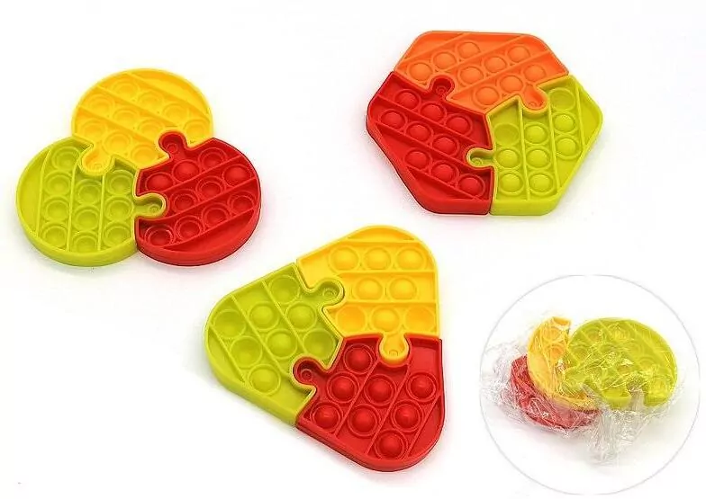 Pop it antystresowy 14cm 3el MIX - tantis.pl