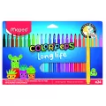 Flamastry Long Life 24kol MAPED - tantis.pl