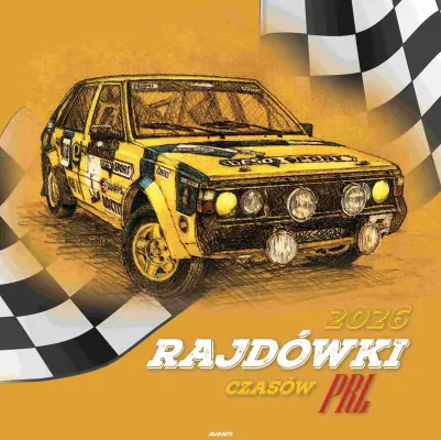 Kalendarz 2026 ścienny 32x32cm Motoryzacja PRL