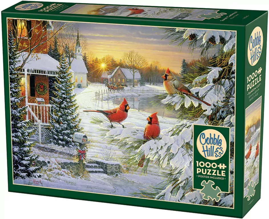 Puzzle 1000 Kardynały szkarłatne 113571 - tantis.pl