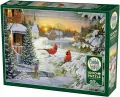 Puzzle 1000 Kardynały szkarłatne 113571 - tantis.pl