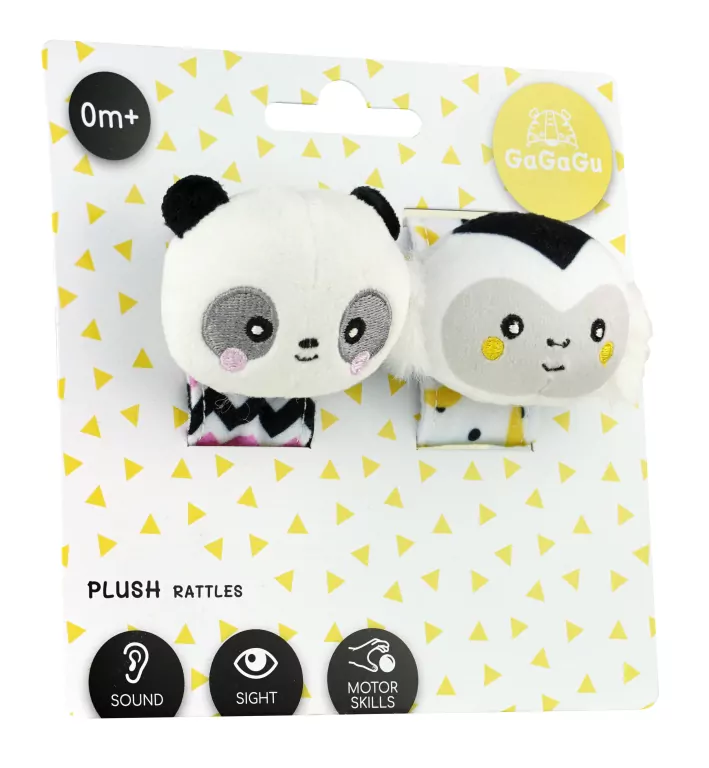 GaGaGu. Grzechotka Panda Małpka - tantis.pl
