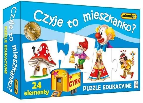 Czyje to mieszkanko? 24 elementy - tantis.pl