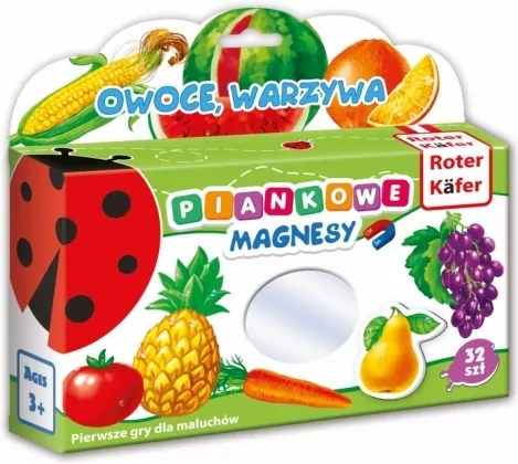 Mój mały świat magnesów Owoce i warzywa - tantis.pl