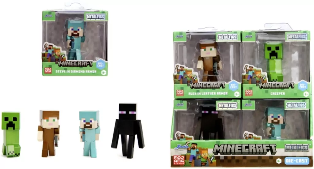 Jada Minecraft Metal fig W3 6,5cm MIX - tantis.pl