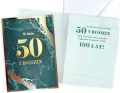 Karnet urodziny 50, B6 z kopertą - tantis.pl