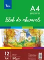 Blok do akwareli A4. 190g 12ark - tantis.pl