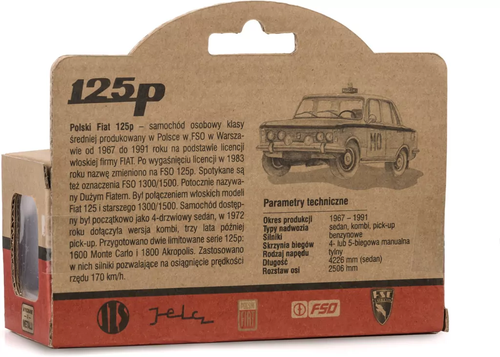 Kolekcja PRL-u Fiat 125P MO - tantis.pl