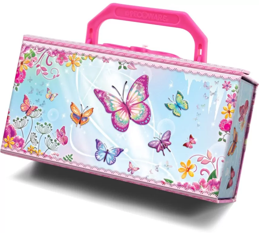 Szkatułka zamykana na zamek z szyfrem motylki - tantis.pl