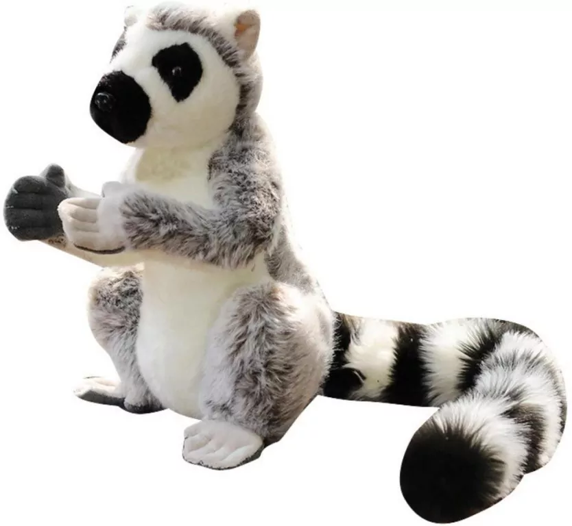 Lemur pluszowy 28cm szary - tantis.pl