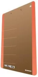 Clipboard z klipsem A4 pomarańczowy DONAU