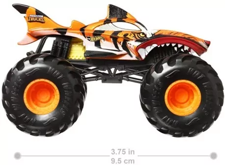 Hot Wheels Monster Trucks Pojazd w skali 1:24 - tantis.pl