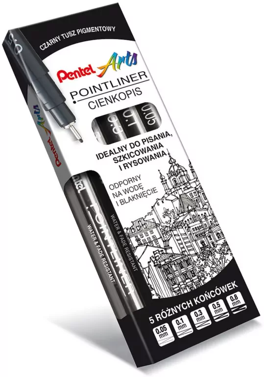 Cienkopis Pointliner. 5 szt - tantis.pl