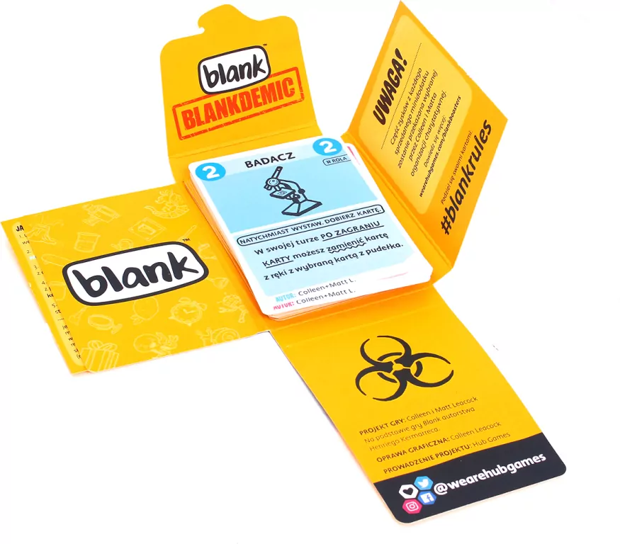 Blank: Blankdemic. Dodatek do gry. - tantis.pl