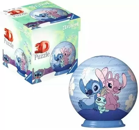 Puzzle 3D Kula. Stitch 3 - tantis.pl