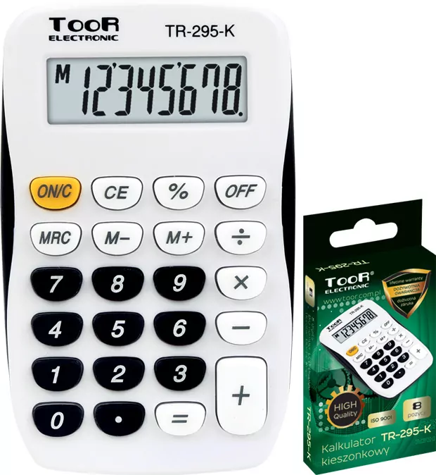 Kalkulator kieszonkowy 8-pozycyjny - tantis.pl