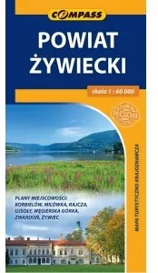 Mapa tur-krajoznawcza - Powiat Żywiecki 1:60 000 - tantis.pl