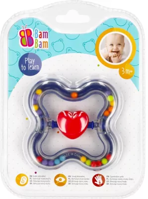 Grzechotka serduszko BAM BAM