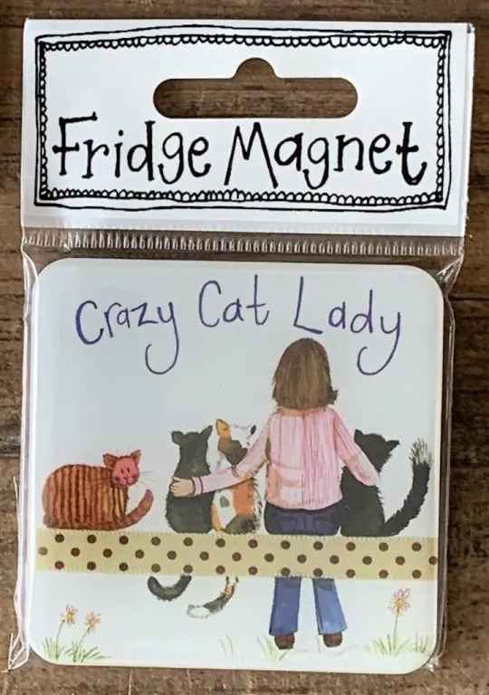 Magnes. Crazy Cat Lady - tantis.pl
