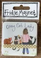 Magnes. Crazy Cat Lady - tantis.pl