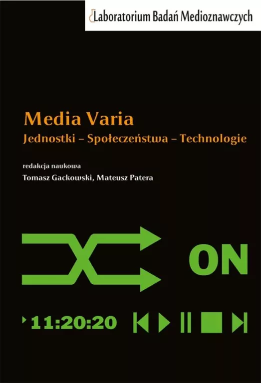 Media Varia. Jednostki Społeczeństwa... - tantis.pl
