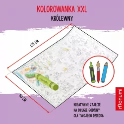 Kolorowanka Podłogowa XXL. Królewny