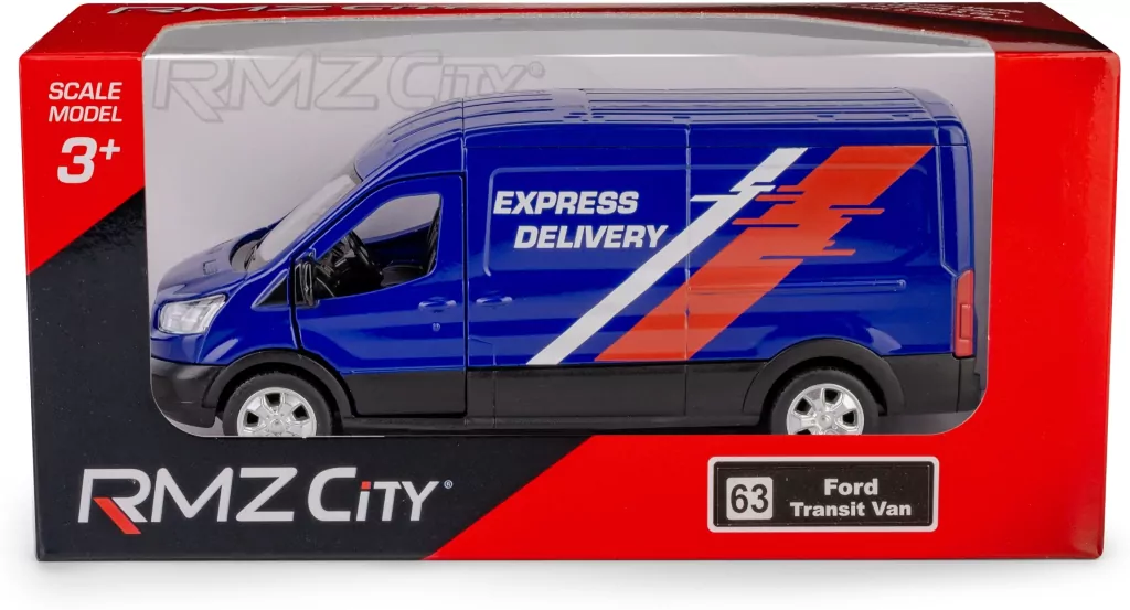 Ford Transit Van 2018, niebieski - tantis.pl