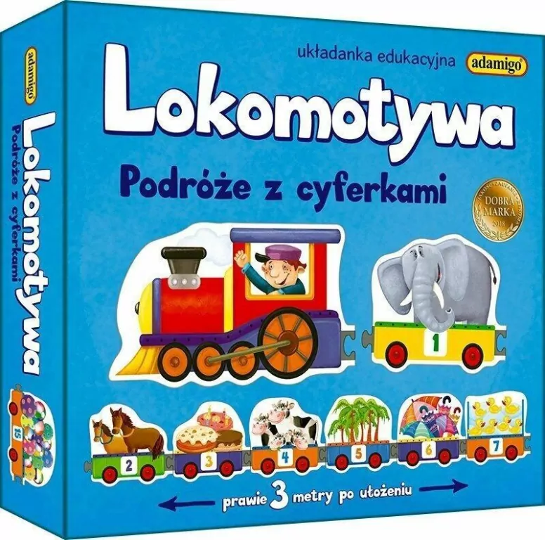 Lokomotywa. Podróże z cyferkami - tantis.pl