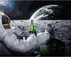 Malowanie po numerach. Odpoczynek 40x50cm