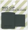 Uchwyt na długopisy Mug Cup S czarny - tantis.pl