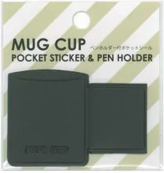 Uchwyt na długopisy Mug Cup S czarny