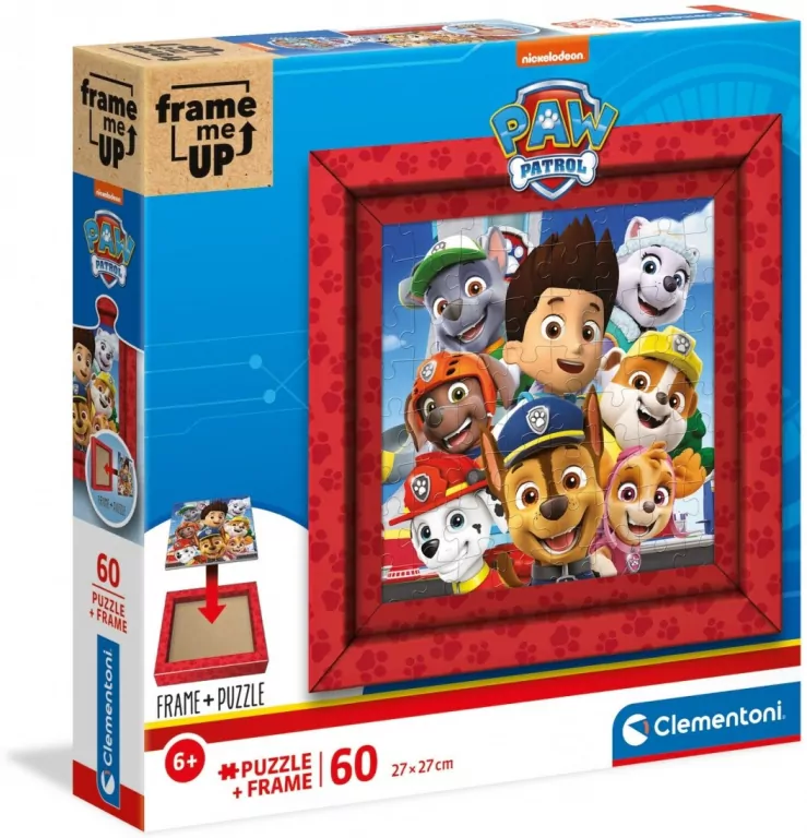 Puzzle 60. Frame Me Up. Psi Patrol. 38808 - tantis.pl