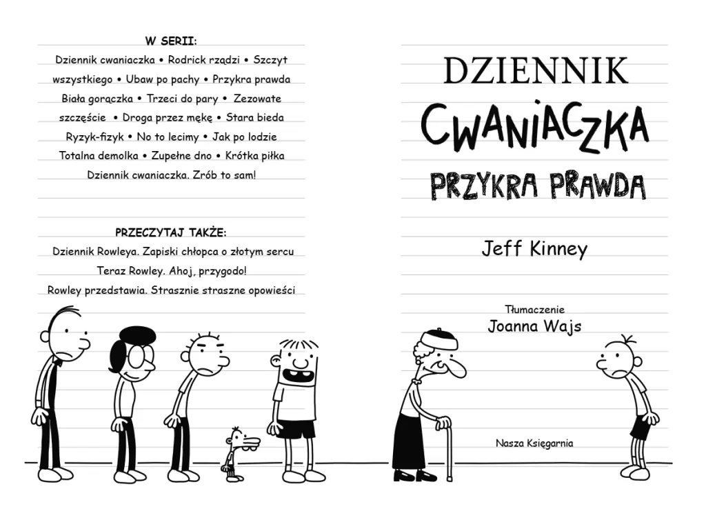 Przykra prawda. Dziennik Cwaniaczka. Tom 5 - tantis.pl