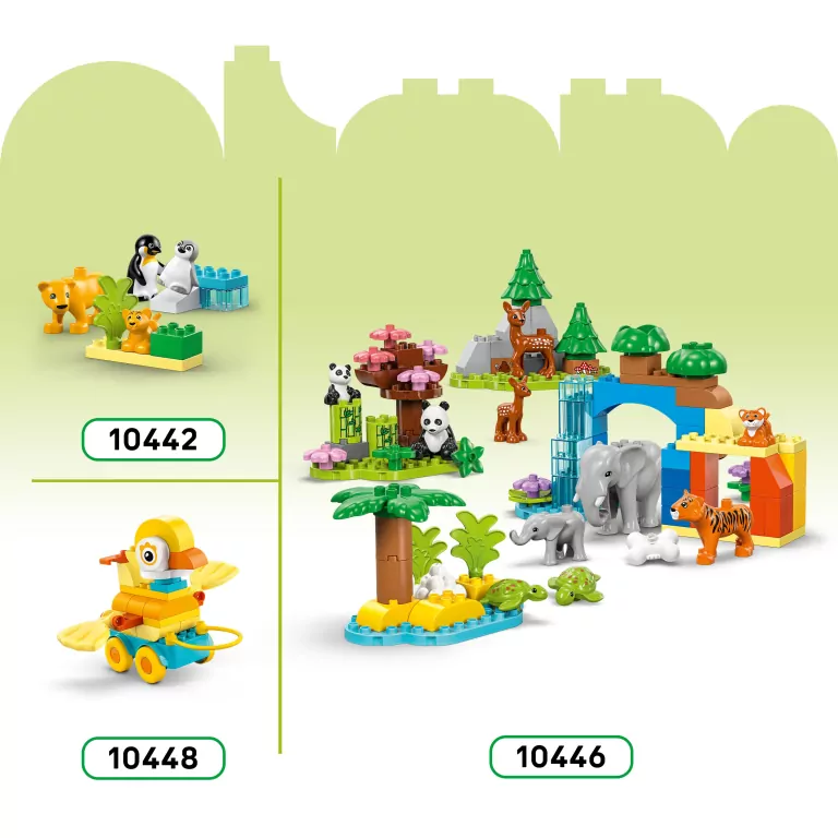 LEGO® Duplo. 3 w 1 Dinozaury na kółkach 10451 - tantis.pl