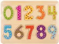 Układanka drewniana cyfry - tantis.pl