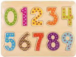 Układanka drewniana cyfry
