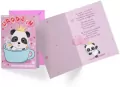 Karnet B6. Urodziny dziecięce (panda) - tantis.pl
