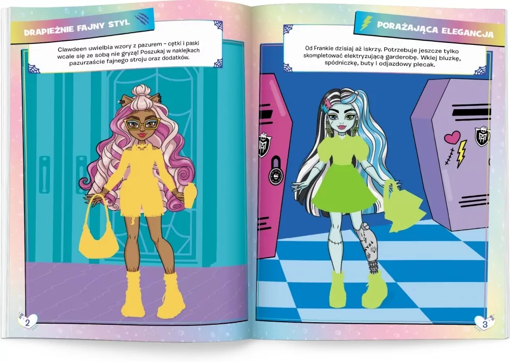 Brokatowe ubieranki Monster High - tantis.pl