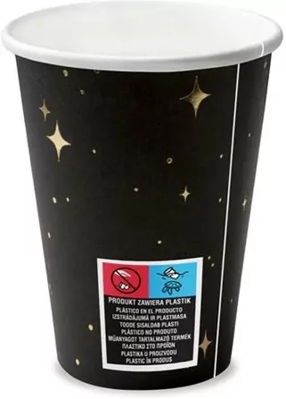 Kubeczki czarny 260ml A6 KPP27-010-EU3 89287 - tantis.pl