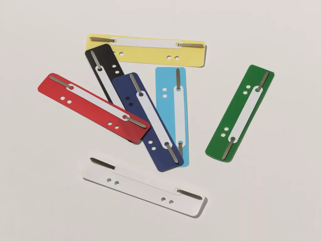 Durable. Wąsy do skoroszytu, Czerwone, 25 sztuk - tantis.pl