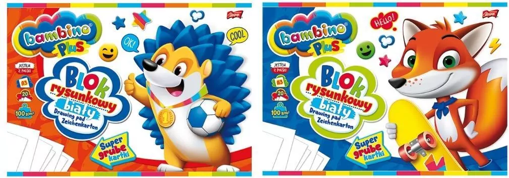 Maje blok rys.A3/20k.bambino plus 100g. - tantis.pl