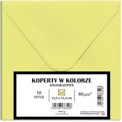 Koperty A5 blady żółty
