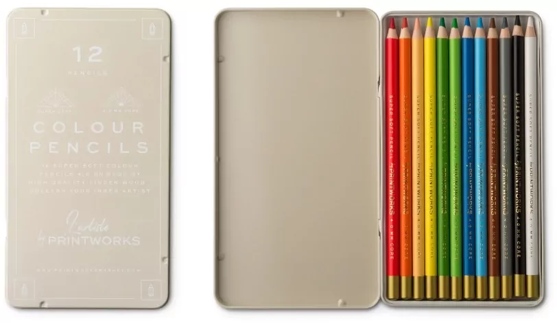 Kredki Printworks classic 12 kolorów - tantis.pl