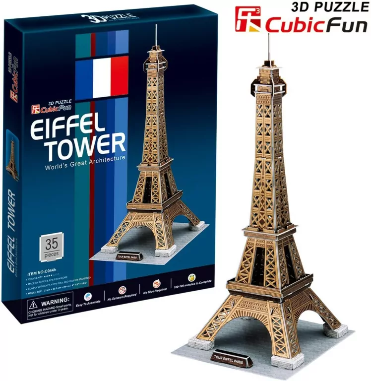 Puzzle 3D Wieża Eiffela - tantis.pl